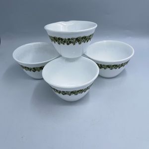Corelle Corning Crazy Daisy Hook Handle Coffee Tea Cup set of 4